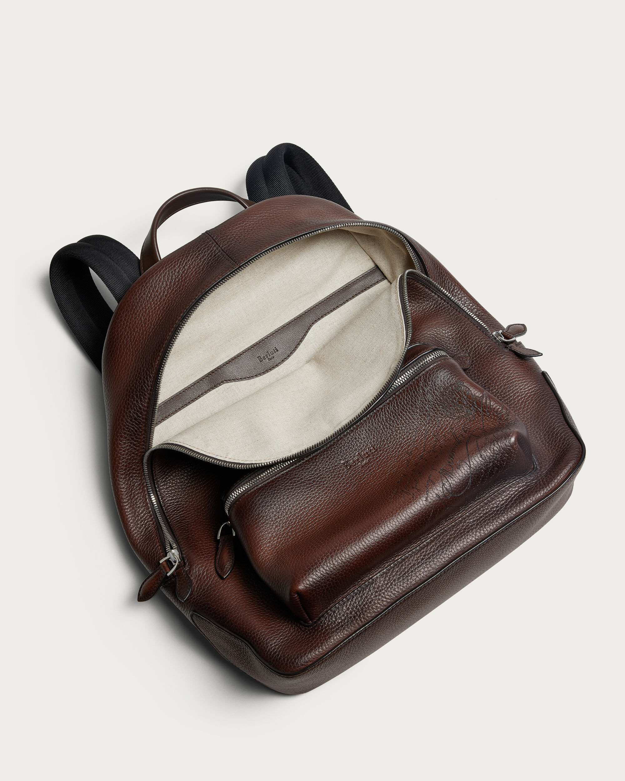 Leather backpack